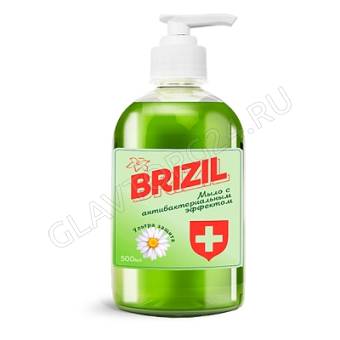 BRIZIL BEAUTY Мыло жидкое 500мл с дозат. АНТИБАКТЕРИАЛЬНОЕ
