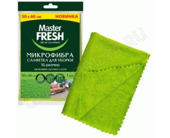 Мастер Фреш Салфетка МИКРОФИБРА 50*60см XL-size  /60       