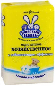 Ушастый нянь хоз/мыло с отбел.эф 180гр /36