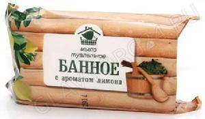 Туал.мыло Банное Лимон в упаковке 150г /49шт, Меридиан