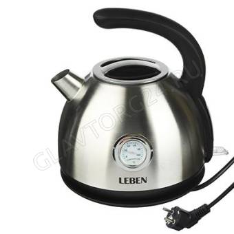 Чайник электрический LEBEN 291-042 1,8л 1,85кВт нерж.сталь 