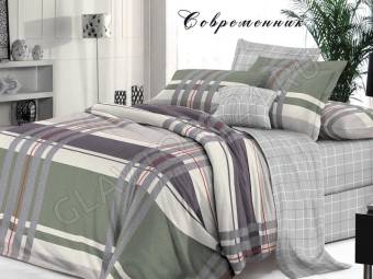 КПБ 1,5сп Bella Vita Premium Поплин Современник Под143*215+Пр150*215+2Нав(70*70)