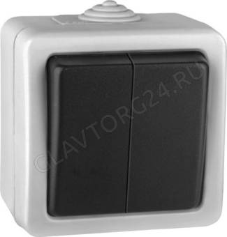 Выключатель 2 кл Volsten V01-43-V21-S Marin