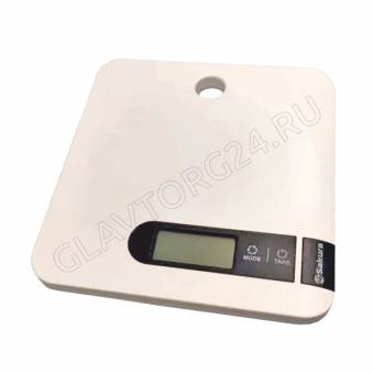 Весы кухонные электронные SAKURA SA-6051W 5кг белый