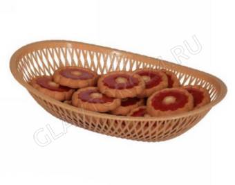 Сухарница большая овальная (бежевый)