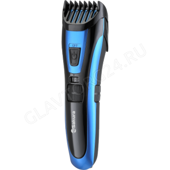 Машинка для стрижки SAKURA SA-5174BL аккумуляторная сине-черный 2 насадки