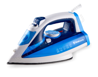 Утюг SAKURA SA-3053CBL 2400Вт керамика бело-голубой