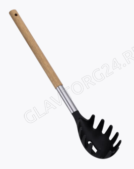 Ложка Regent д/спагетти 33.2*6см (нейлон, нерж. сталь, акация) Linea ACACIA арт. 93-TO-AC-03