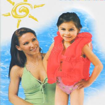 Жилет надувной Делюкс 50x47см, от 3 до 6 лет, INTEX