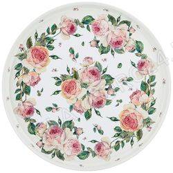 ПОДНОС СЕРВИРОВОЧНЫЙ AGNESS "ПИОНЫ" 33*2,1 СМ/20 арт. 898-010