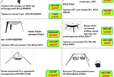 Казаны и Треноги