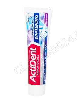 ACTIDENTЗубная паста Отбеливающая" Whitening, без триклозана, 130 гр