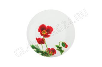Тарелка 18см десертная Маки арт. BX2402-7FP