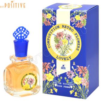 Туалетная вода для женщин COMPOSITION RETRO FLOWERS LOVELY 50 мл 