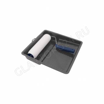 Набор для покраски потолка (ванночка 350х330+валик поролон 250мм) / 03005