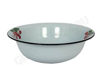 Таз эмалир. 12,0л декор С3024