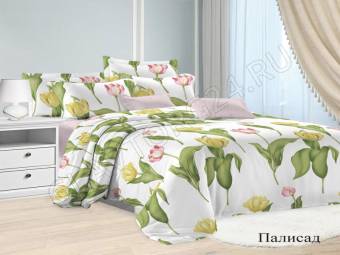КПБ 2сп FELICITA Микросатин Палисад Под175*215+Пр180*215+2Нав(70*70)