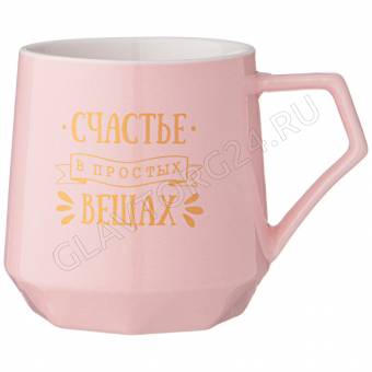 КРУЖКА 310МЛ LEFARD COFFEMANIA ПУДРОВАЯ/48 арт.90-1077 АКЦИЯ!!!