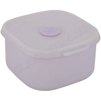 Контейнер 400мл Regent д/еды силикон 12.2*11.7*6.5см Linea Silicone арт. 74-014