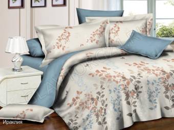 КПБ Семейный Satin collection Микросатин ИРАКЛИЯ 2Под143*215+Пр220*240+2Нав(70*70)