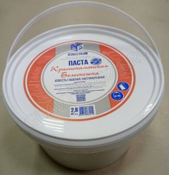 Известковая паста 2,8 кг Краснокаменка/4шт