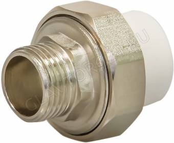 Муфта PP-R комб. разъемная н./р. DN 25х3/4"