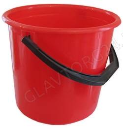 Ведро 10,0л с крышкой пласт. Новосибирск 