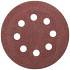 картинка Круги шлифовальные с отверстиями (липучка), алюминий-оксидные, 125 мм, 5 шт. Р 150 от компании ГлавТорг Красноярск