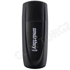 Модуль памяти 16Gb USB 2.0 SmartBuy Scout черный
