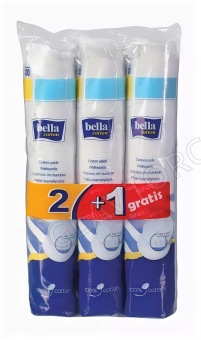 Диски косметические ватные 120шт*3шт НАБОР  BELLA/13