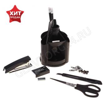 набор канц 13пред Mini Desk Dolce вращающийся черный D00150 647789
