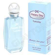 Туалетная вода женская Happy day Tuesday 55мл