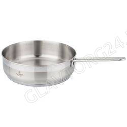 СКОВОРОДА 28СМ AGNESS PROFESSIONAL ВЫС=8СМ 5,0Л НЕРЖ. СТАЛЬ 18/10 ИНДУКЦИЯ/6 арт. 936-326