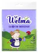 WELMA салфетка вискозная 30*34см 3шт /60