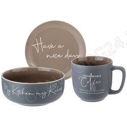 НАБОР ПОСУДЫ LEFARD 3 ПРЕДМЕТА "COFFEEMANIA"/8 арт. 756-463
