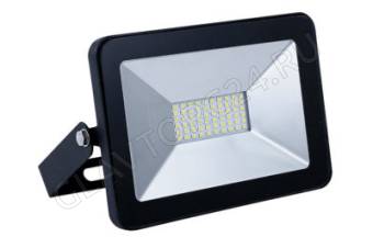 Прожектор светодиод. Ultraflash LFL-3001 C02 черный (LED30 Вт, 230В, 6500К)