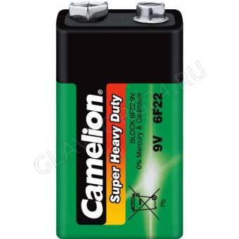 Camelion 6F22/BL1 green/12 - батарейка
