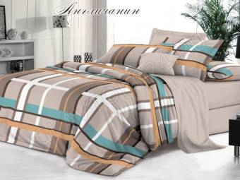 КПБ Семейный Bella Vita Люкс Бязь АНГЛИЧАНИН 2Под143*215+Пр220*240+2Нав(70*70)