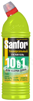 SANFOR Universal 1000мл гель с хлором Лимонная свежесть/10 