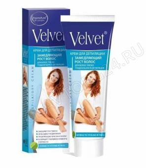 Вельвет крем для депиляции с вытяжкой из мяты 100 мл, 16шт.