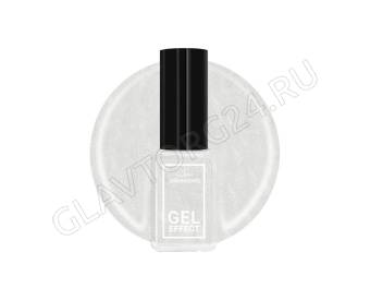 Лак GEL д/ногтей 6мл тон 104 белый искрящийся