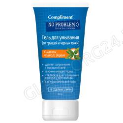Compliment No Problem гель для умывания с маслом чайного дерева, 200 мл, 24 шт.