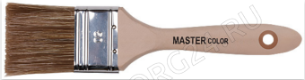 Кисть флейцевая, ширина 70 мм, толщина 11 мм, 70% ПЭT/30% нат.щетина, нерж. обжим./30-0025д