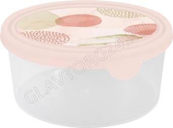 Контейнер для продуктов Plast Team Pastel 0,5л круглый