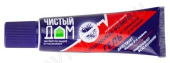 Чистый дом 50г Гель от тараканов и муравьев улучшенного действия (50г) (02-167)