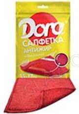 Салфетка из микрофибры Dora "Антижир", 17х15см (55)