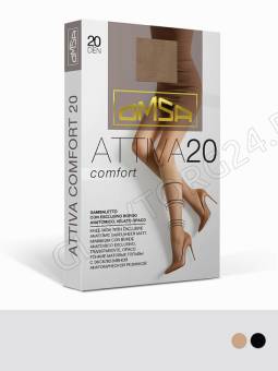 Гольфы женские OMSA Attiva Comfort, 20,3/4 NERO 