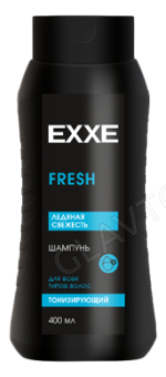 EXXE MEN гель для душа 400 мл 2в1 "Тонизирующий" FRESH/12  новый дизайн