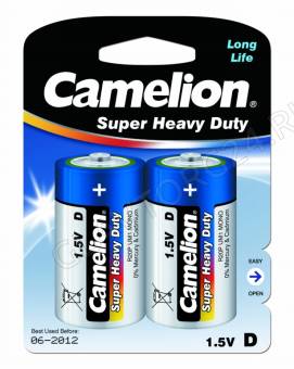 Camelion R14-2 Blu блистер /12 батарейка