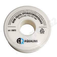 Лента ФУМ 19мм (0,2мм*15м AQUALINK 500/100/10)